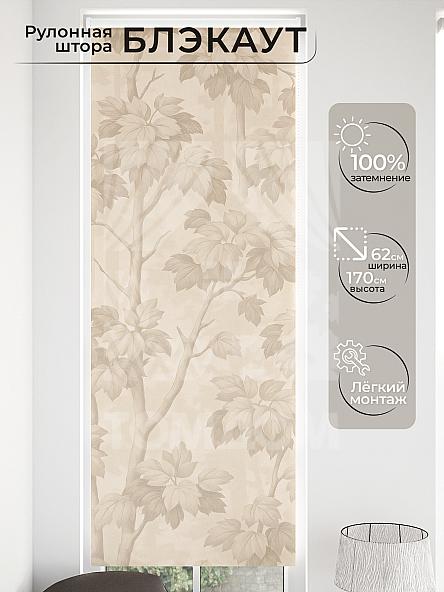 Рулонная штора для кухни для детской Малинет - 16 - ширина 62 см