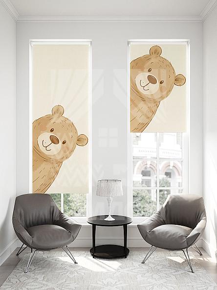 Рулонная штора для кухни для детской Малинет - 18 - ширина 62 см - фото 2