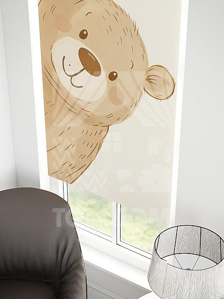 Рулонная штора для кухни для детской Малинет - 18 - ширина 62 см - фото 3