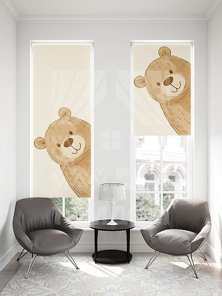 Рулонная штора для кухни для детской Малинет - 19 - ширина 62 см - фото 2