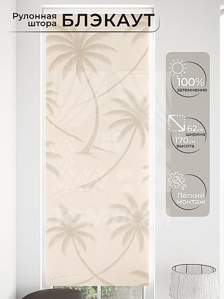 Рулонная штора для кухни для детской Малинет - 20 - ширина 62 см