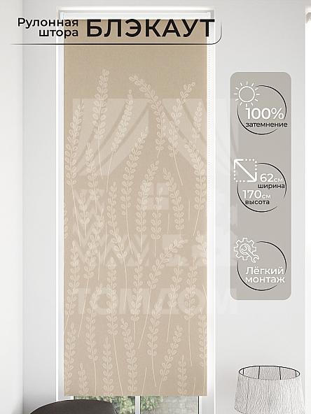 Рулонная штора для кухни для детской Малинет - 21 - ширина 62 см