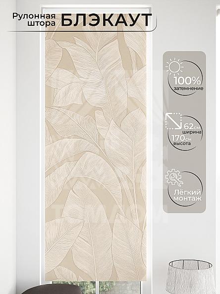 Рулонная штора для кухни для детской Малинет - 24 - ширина 62 см