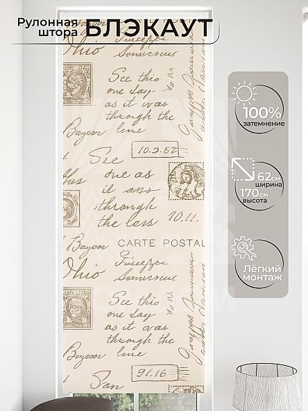 Рулонная штора для кухни для детской Малинет - 29 - ширина 62 см