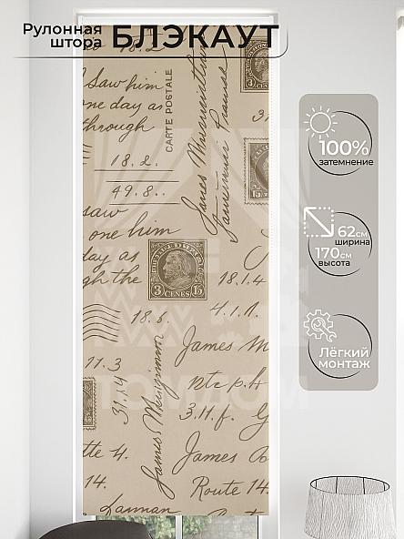 Рулонная штора для кухни для детской Малинет - 30 - ширина 62 см