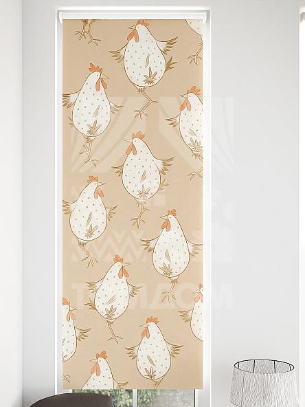 Рулонная штора для кухни для детской Малинет - 33 - ширина 62 см - фото 4