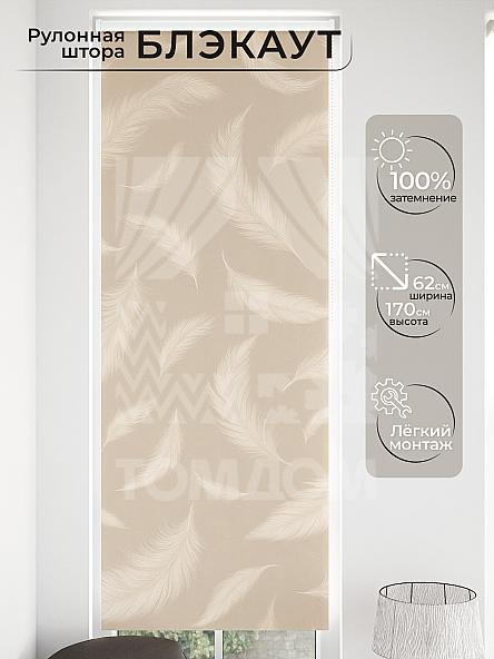 Рулонная штора для кухни для детской Малинет - 39 - ширина 62 см