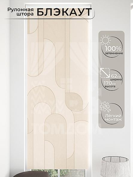 Рулонная штора для кухни для детской Малинет - 43 - ширина 62 см