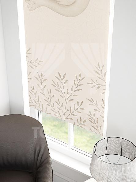 Рулонная штора для кухни для детской Малинет - 46 - ширина 62 см - фото 3