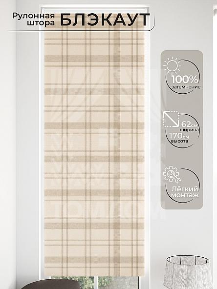 Рулонная штора для кухни для детской Малинет - 50 - ширина 62 см