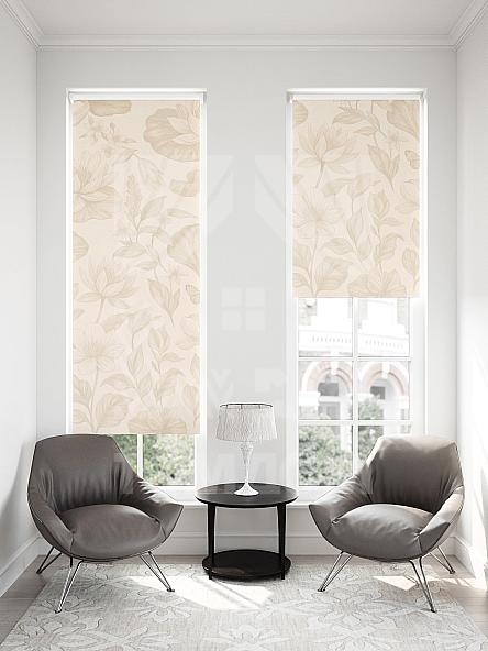 Рулонная штора для кухни для детской Малинет - 55 - ширина 62 см - фото 2