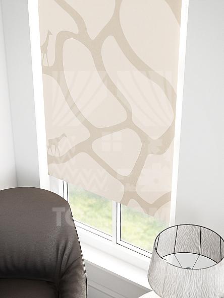 Рулонная штора для кухни для детской Малинет - 62 - ширина 62 см - фото 3