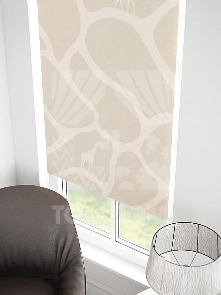 Рулонная штора для кухни для детской Малинет - 63 - ширина 62 см - фото 3