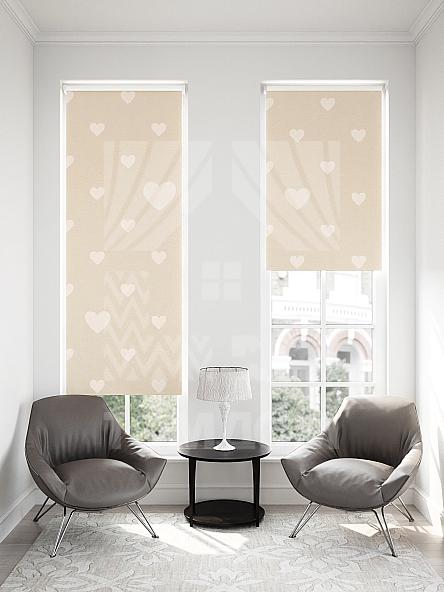 Рулонная штора для кухни для детской Малинет - 65 - ширина 62 см - фото 2