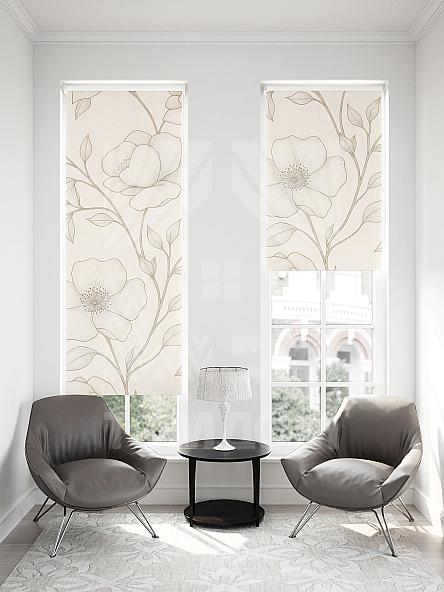 Рулонная штора для кухни для детской Малинет - 69 - ширина 62 см - фото 2