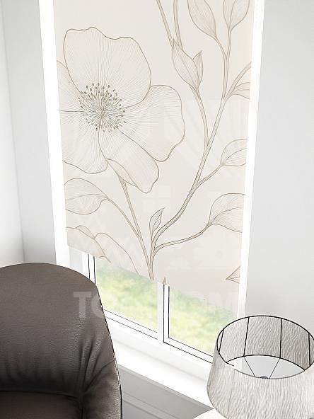 Рулонная штора для кухни для детской Малинет - 69 - ширина 62 см - фото 3