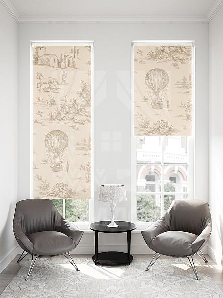 Рулонная штора для кухни для детской Малинет - 70 - ширина 62 см - фото 2