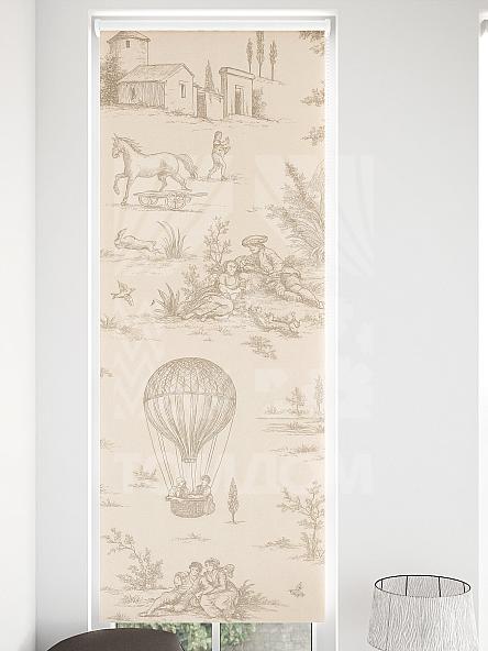 Рулонная штора для кухни для детской Малинет - 70 - ширина 62 см - фото 4