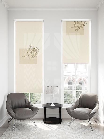 Рулонная штора для кухни для детской Малинет - 75 - ширина 62 см - фото 2