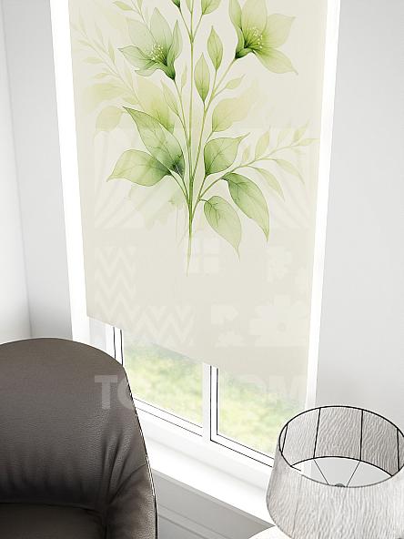 Рулонная штора для кухни для детской Малинет - 76 - ширина 62 см - фото 3