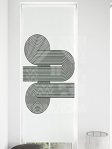 Рулонная штора для кухни для детской Малинет - 77 - ширина 62 см - фото 4