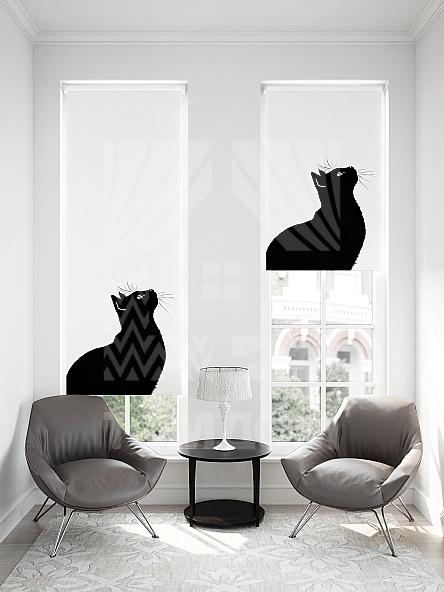 Рулонная штора для кухни для детской Малинет - 81 - ширина 62 см - фото 2