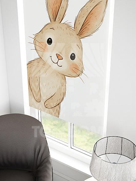 Рулонная штора для кухни для детской Малинет - 83 - ширина 62 см - фото 3