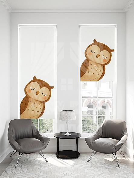 Рулонная штора для кухни для детской Малинет - 84 - ширина 62 см - фото 2