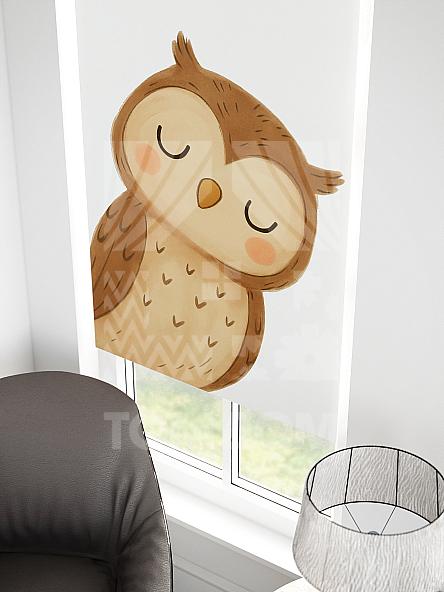 Рулонная штора для кухни для детской Малинет - 84 - ширина 62 см - фото 3