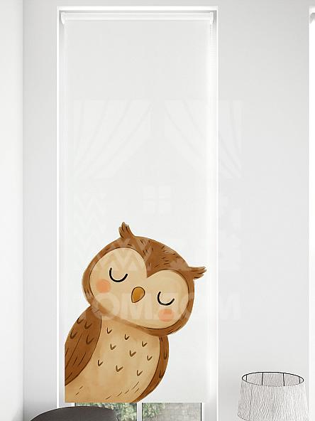 Рулонная штора для кухни для детской Малинет - 84 - ширина 62 см - фото 4