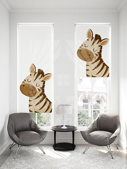 Рулонная штора для кухни для детской Малинет - 85 - ширина 62 см - фото 2