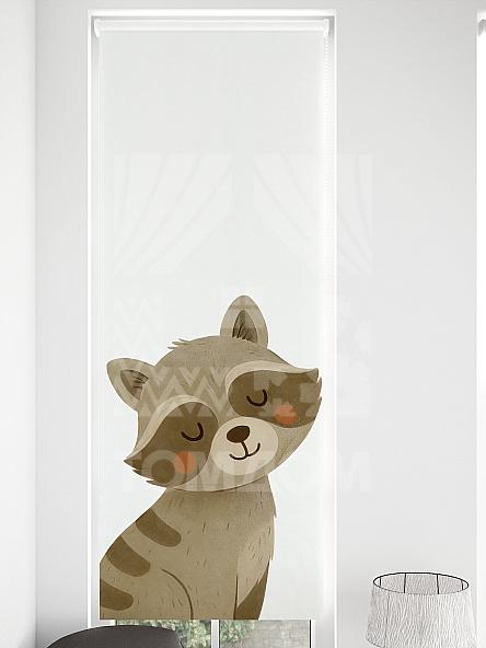 Рулонная штора для кухни для детской Малинет - 89 - ширина 62 см - фото 4