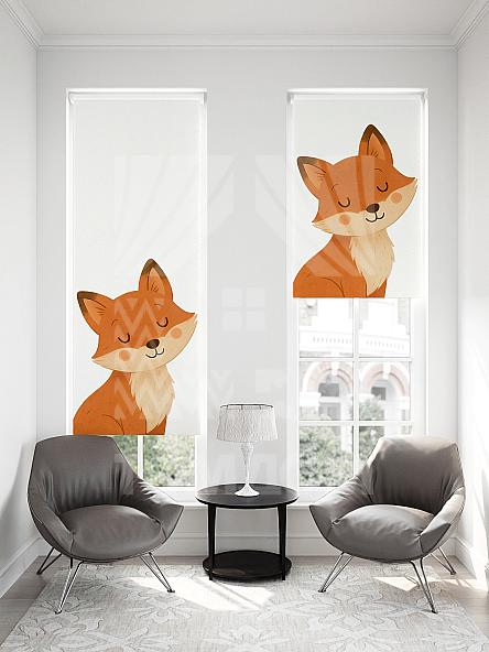 Рулонная штора для кухни для детской Малинет - 90 - ширина 62 см - фото 2