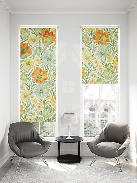 Рулонная штора для кухни для детской Малинет - 92 - ширина 62 см - фото 2