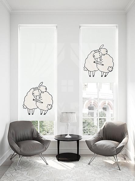 Рулонная штора для кухни для детской Малинет - 101 - ширина 62 см - фото 2