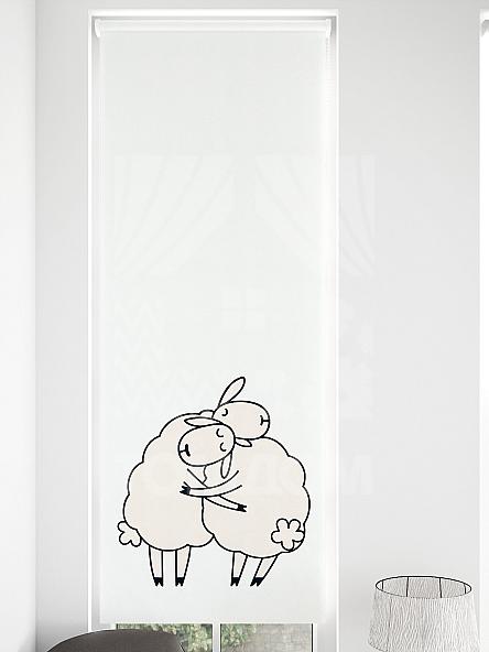 Рулонная штора для кухни для детской Малинет - 101 - ширина 62 см - фото 4