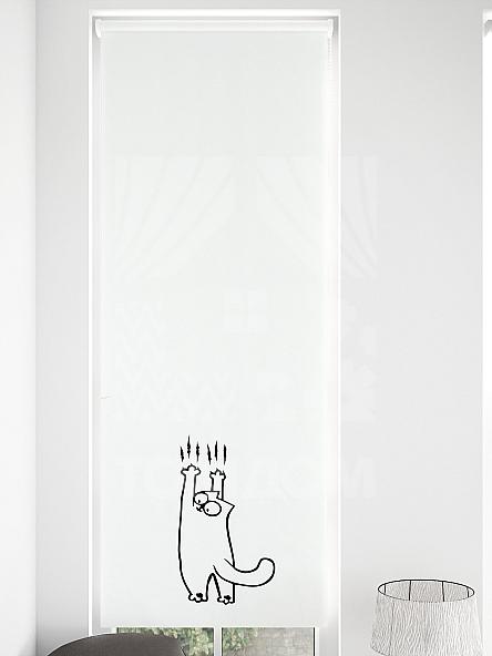 Рулонная штора для кухни для детской Малинет - 103 - ширина 62 см - фото 4