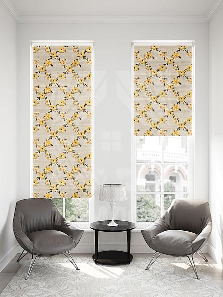 Рулонная штора для кухни для детской Малинет - 104 - ширина 62 см - фото 2