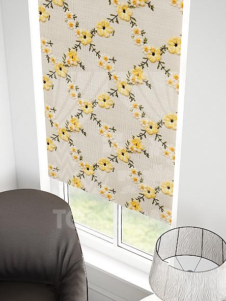 Рулонная штора для кухни для детской Малинет - 104 - ширина 62 см - фото 3