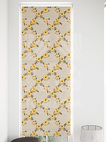 Рулонная штора для кухни для детской Малинет - 104 - ширина 62 см - фото 4