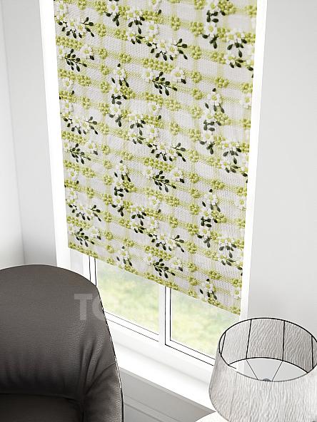 Рулонная штора для кухни для детской Малинет - 105 - ширина 62 см - фото 3