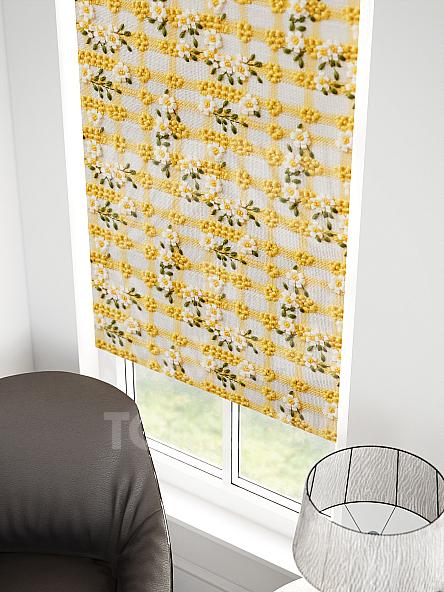 Рулонная штора для кухни для детской Малинет - 106 - ширина 62 см - фото 3