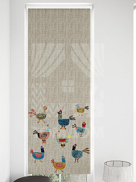 Рулонная штора для кухни для детской Малинет - 111 - ширина 62 см - фото 4