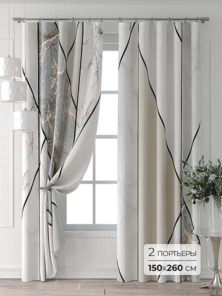 Комплект штор Форнерс - 370 - 260 см