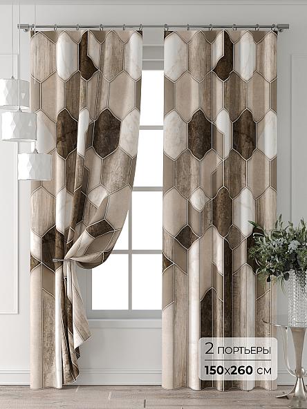 Комплект штор Форнерс - 471 - 260 см