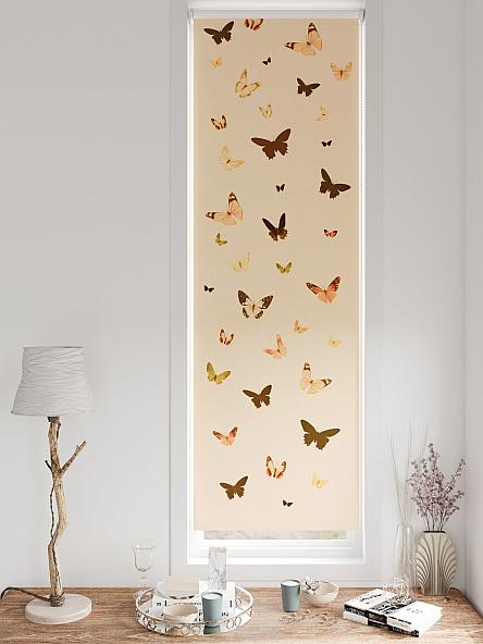 Рулонная штора для кухни для детской Плутея - 562 - ширина 52 см - фото 3