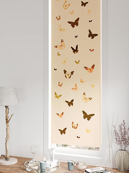 Рулонная штора для кухни для детской Плутея - 562 - ширина 52 см - фото 5