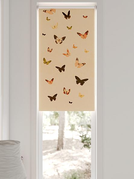 Рулонная штора для кухни для детской Плутея - 562 - ширина 52 см - фото 6