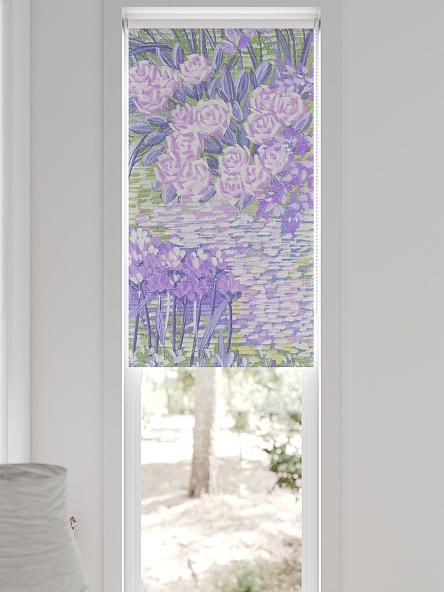 Рулонная штора для кухни для детской Плутея - 563 - ширина 52 см - фото 6