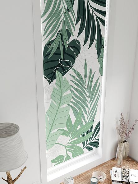 Рулонная штора для кухни для детской Плутея - 570 - ширина 52 см - фото 4